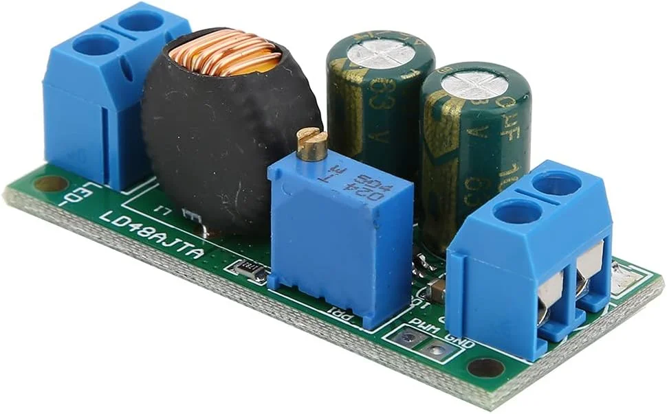 ماژول درایور LED مدل FTVOGUE، ماژول درایور LED با توان 72 وات DC 6-50V و جریان 1-3 آمپر، LED با قابلیت تنظیم جریان بالا LD48AJTA، رابط چاپگر سه بعدی و ماژول های درایور (L 1A 6-16V با ترمینال)