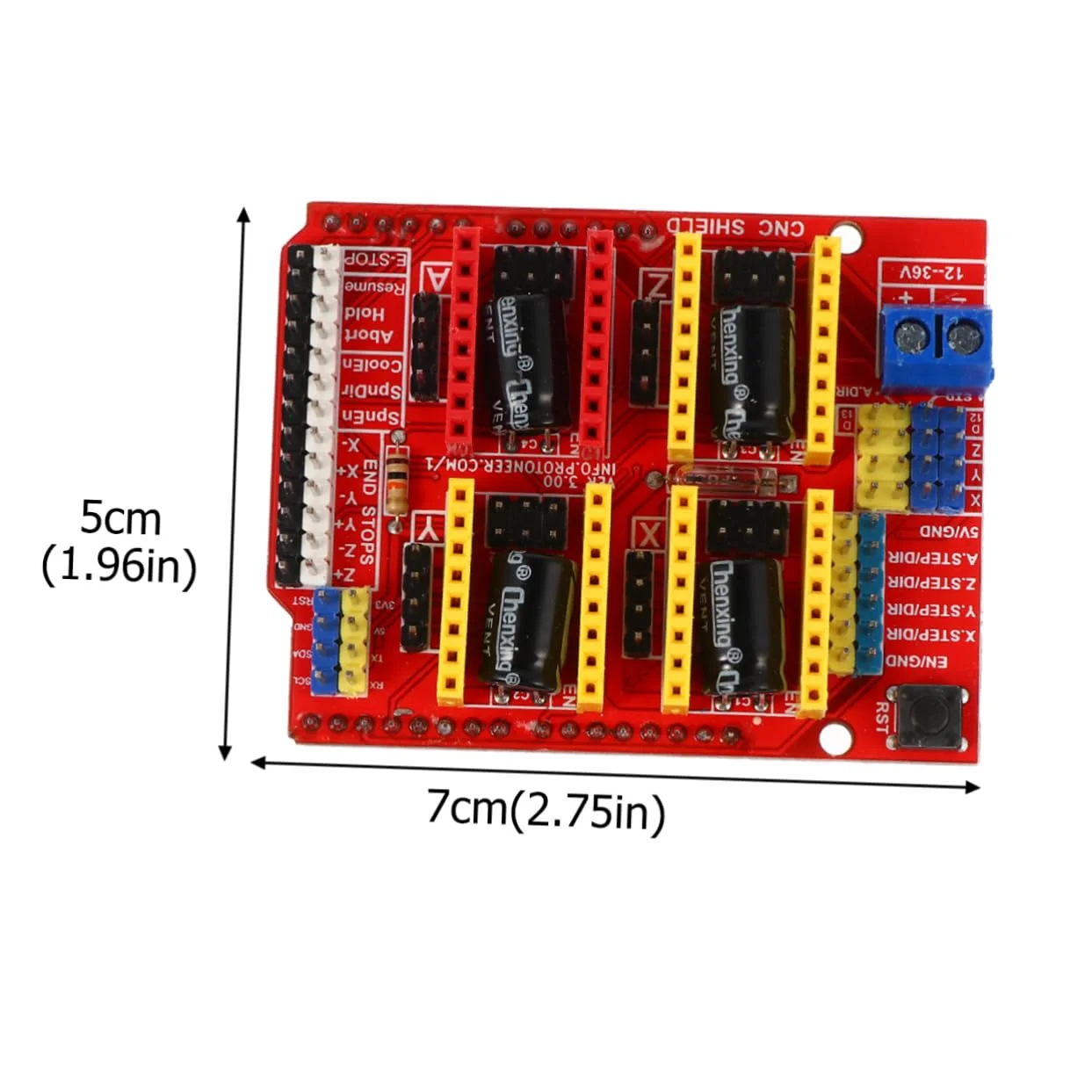 برد شیلد CNC مدل A4988 V3 مناسب دستگاه حکاکی و درایور پرینتر سه بعدی (2 عدد)