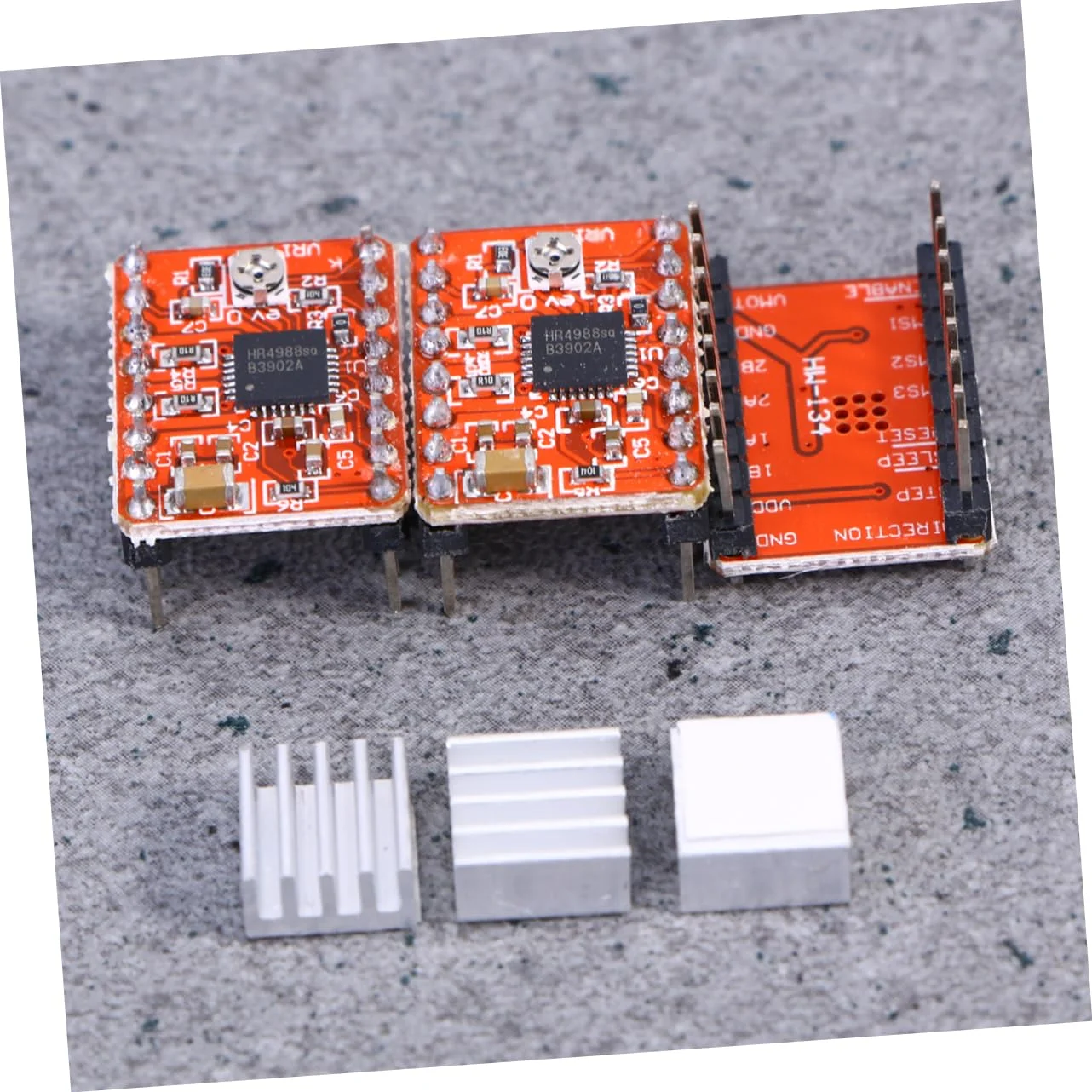 3 عدد لوازم جانبی پرینتر ماژول درایور موتور پله ای هیت سینک Pololu برای دستگاه حکاکی Reprap 3 عدد لوازم جانبی پرینتر ماژول درایور موتور پله ای هیت سینک Pololu برای دستگاه حکاکی Reprap