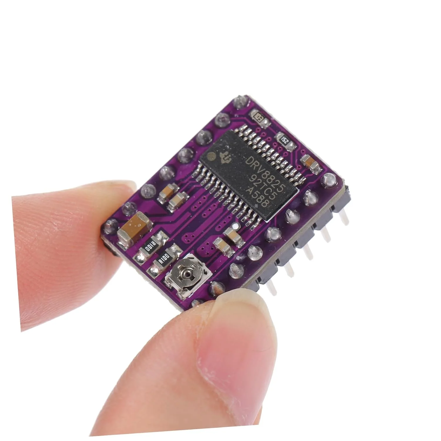 ماژول درایور موتور پله ای با کیفیت بالا به همراه هیت سینک، مناسب برای رمپز 1.4 A4988