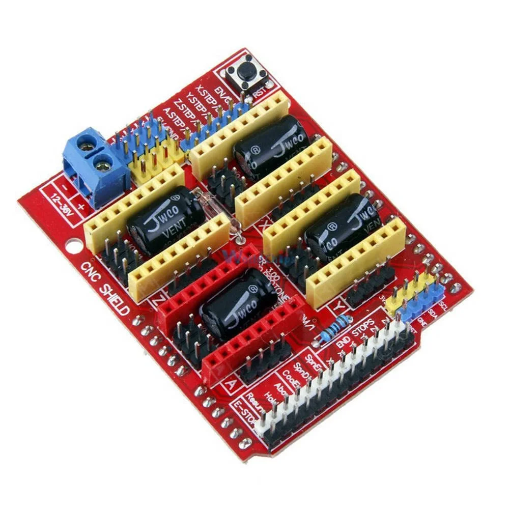 ماژول برد توسعه شیلد CNC درایور A4988 برای آردوینو V3 حکاکی پرینتر سه بعدی پورت ورودی/خروجی A4988 V3 الکترونیک DIY