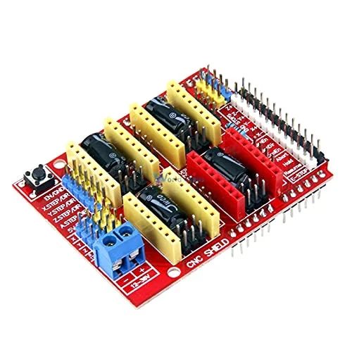 ماژول برد توسعه شیلد CNC درایور A4988 برای آردوینو V3 حکاکی پرینتر سه بعدی پورت ورودی/خروجی A4988 V3 الکترونیک DIY