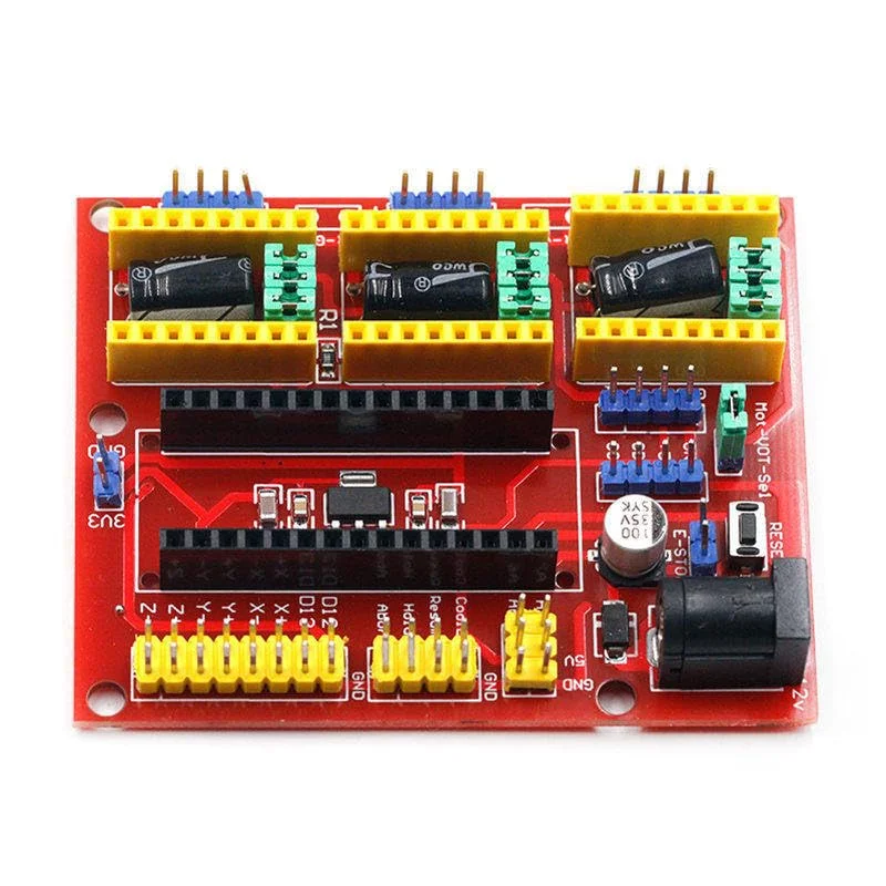 برد توسعه CNC Shield V4 برای ماشین حکاکی / پرینتر سه بعدی / درایور A4988 برای کیت DIY آردوینو