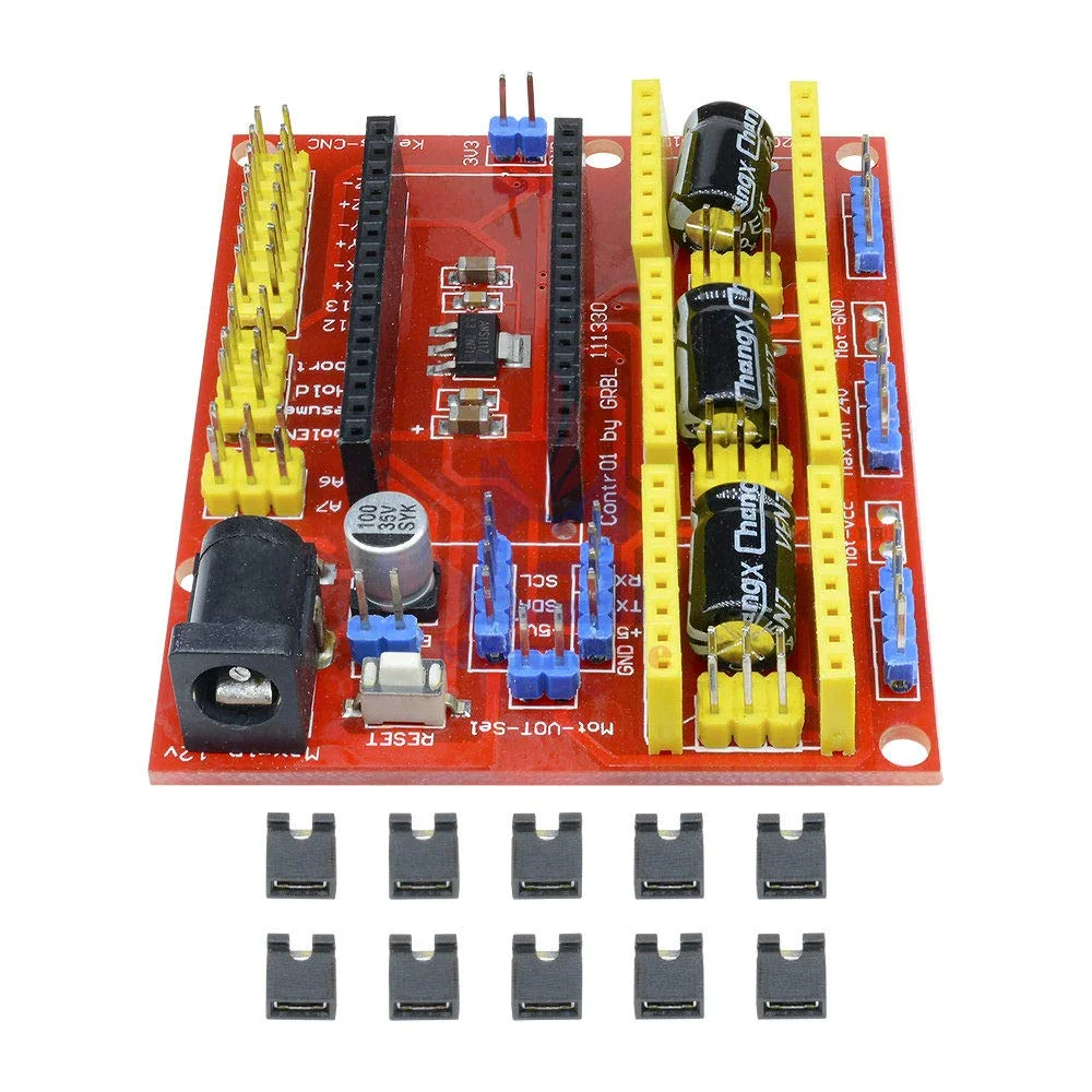 برد توسعه CNC Shield V4 دستگاه حکاکی سازگار با Nano 3.0 / ماژول برد توسعه درایور A4988 برای کیت DIY پرینتر سه بعدی
