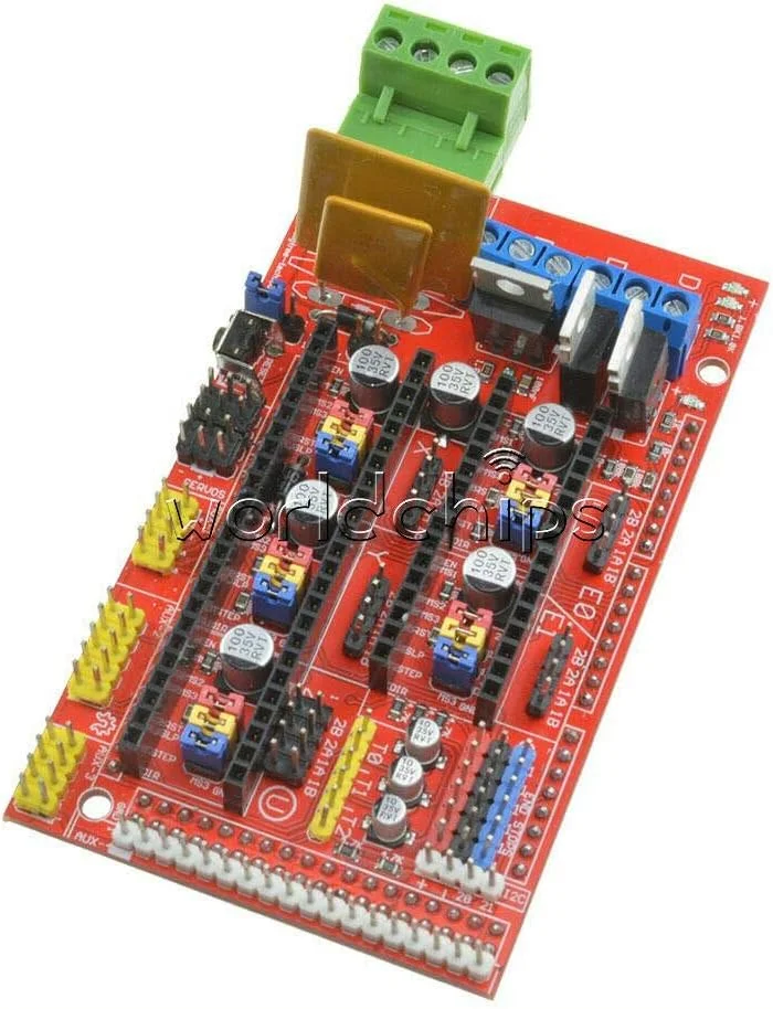 برد کنترل RAMPS 1.4 پرینتر سه بعدی به همراه ماژول درایور موتور DRV8825 StepStick - (مورد: کنترلر RAMPS 1.4)