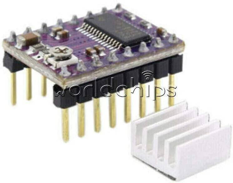 قطعات الکترونیکی 1/2/5/10 عددی DRV8825 درایور موتور پله ای پرینتر سه بعدی RepRap StepStick RAMPS1.4 - (مقدار: 5 عدد)