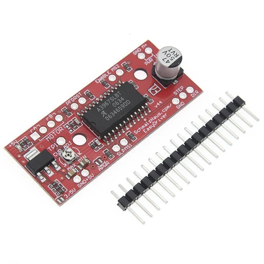 برد توسعه درایور موتور پله ای EasyDriver A3967 V44، ماژول A3967 پرینتر سه بعدی