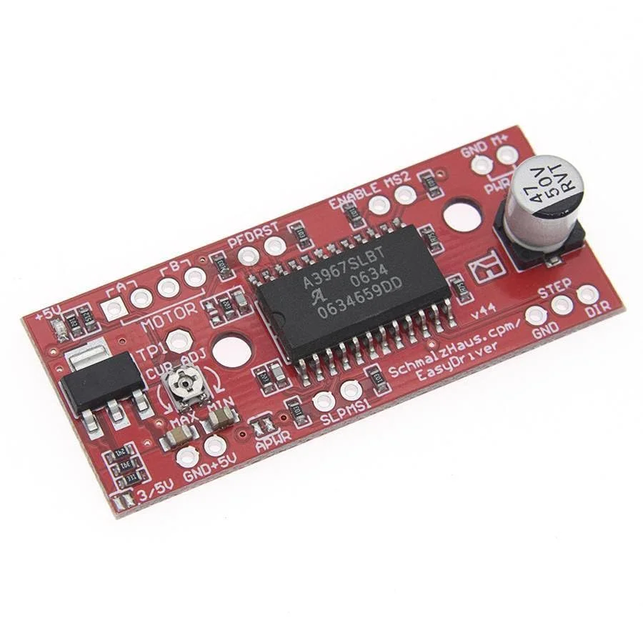 برد توسعه درایور موتور پله ای EasyDriver A3967 V44، ماژول A3967 پرینتر سه بعدی