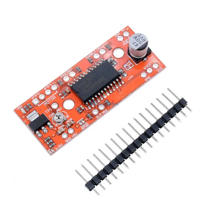 ماژول درایور موتور پله ای EasyDriver Shield V44 A3967 برای آردوینو، پشتیبانی از استپر های 4/6/8 سیمه 7V-30V