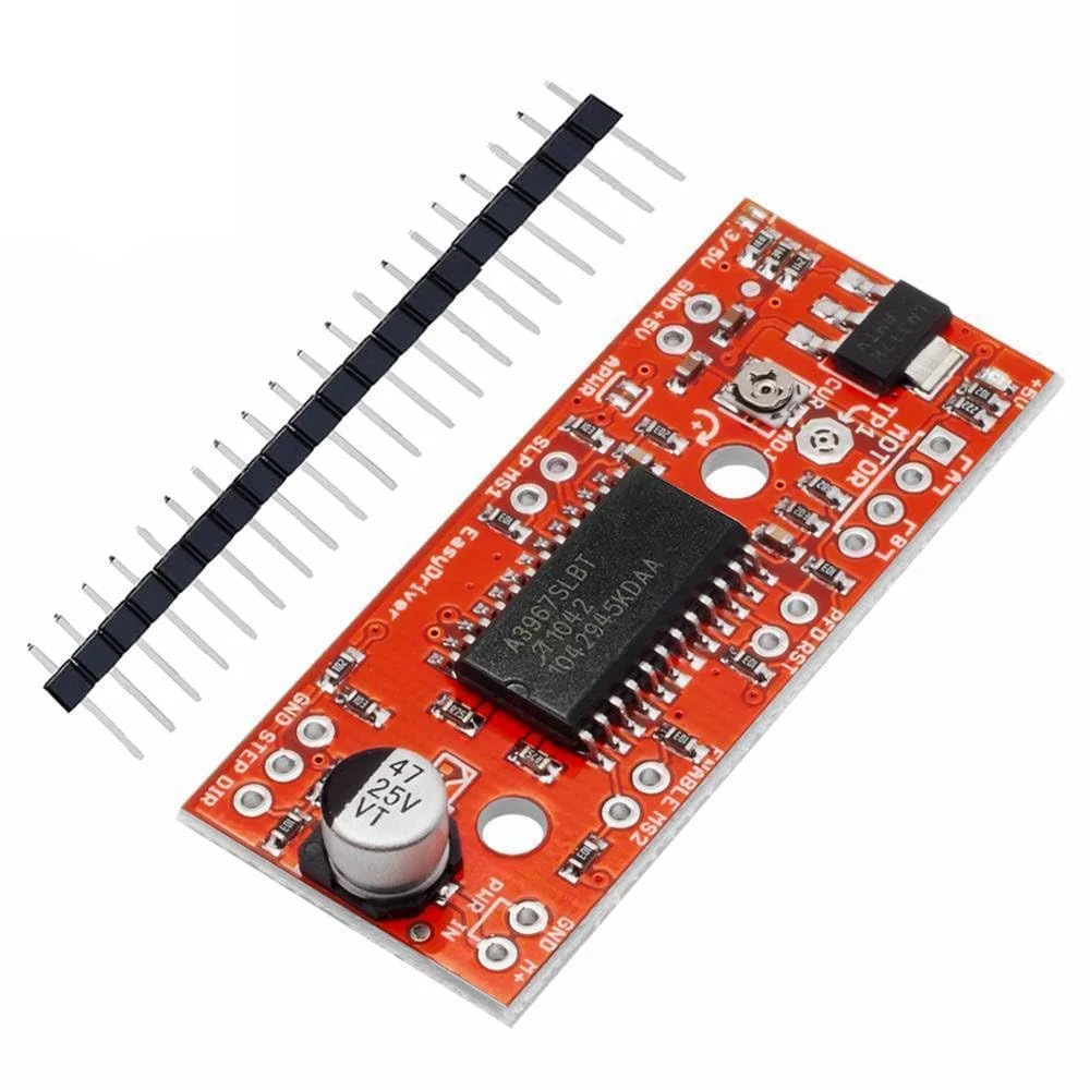ماژول درایور موتور پله ای EasyDriver A3967 V44 برای برد توسعه آردوینو و پرینتر سه بعدی