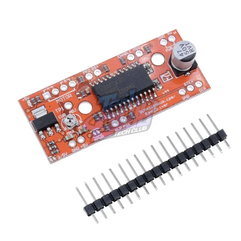 درایور موتور پله ای A3967 EasyDriver V44 برای برد توسعه آردوینو، ماژول پرینتر سه بعدی A3967