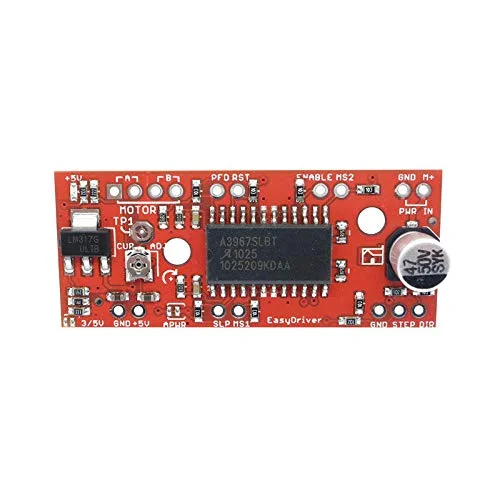 درایور موتور پله ای EasyDriver A3967 V44 برای برد توسعه آردوینو پرینتر سه بعدی