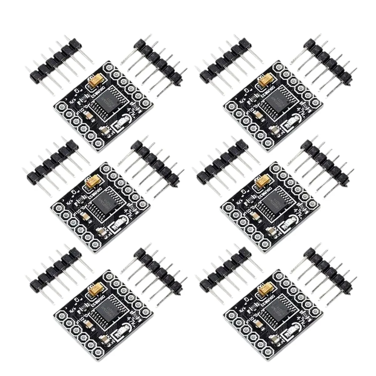 ماژول درایور موتور 2 کاناله DRV8833، 1.5 آمپر، 3 تا 10 ولت، پل H، 4 سیم، استپ موتور، مدل 2025، با کیفیت بالا