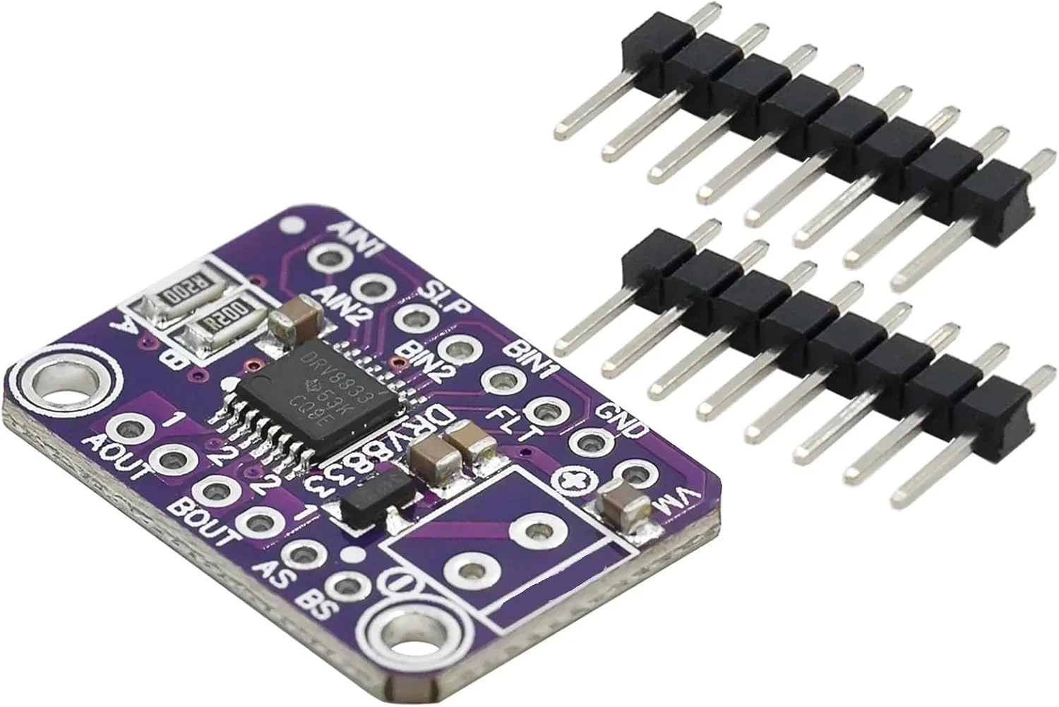 ماژول درایور DRV8833، ماژول کنترل موتور پله ای DC دو کاناله CJMCU-8833، برد درایور پل H، 2.7-10.8 ولت (2 عدد)