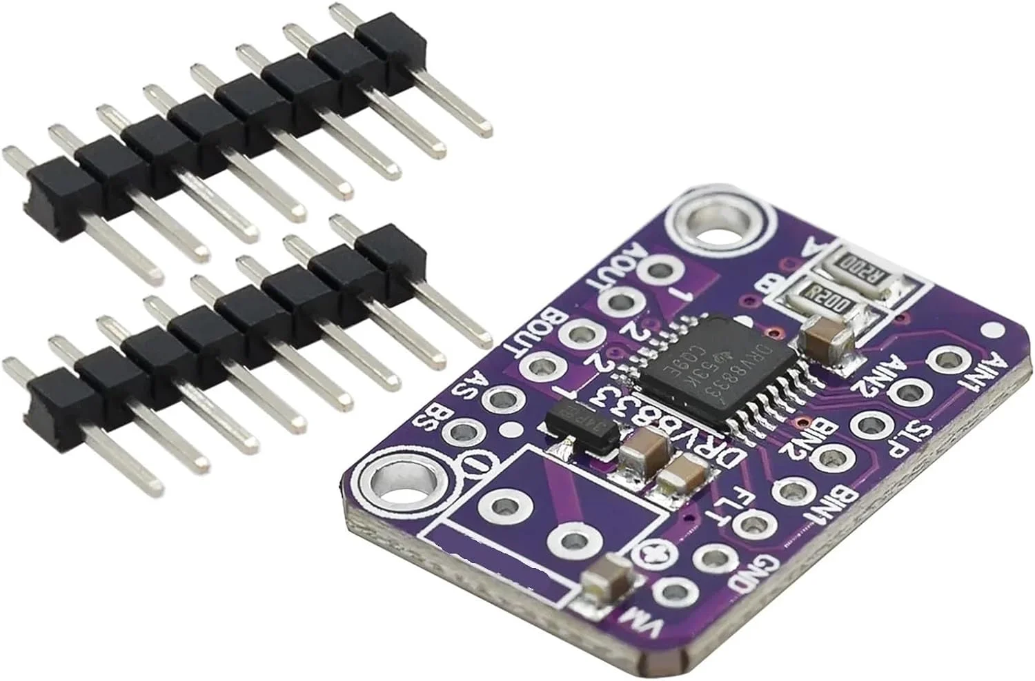 ماژول درایور DRV8833، ماژول کنترل موتور پله ای DC دو کاناله CJMCU-8833، برد درایور پل H، 2.7-10.8 ولت (2 عدد)