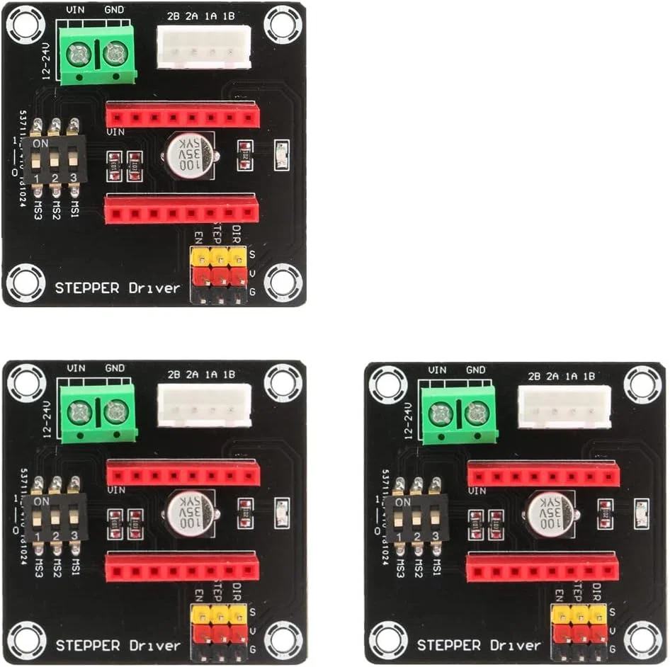 برد توسعه درایور موتور پله ای 42 مدل Jeanoko DRV8825/A4988، ماژول کنترل پرینتر سه بعدی برای پرینتر سه بعدی (3)