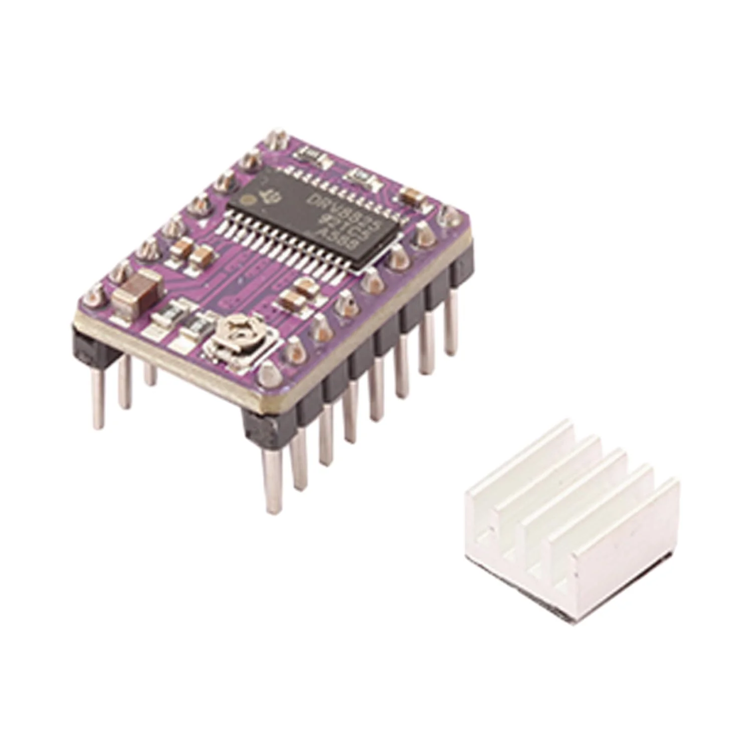 دو عدد ماژول درایور موتور پله ای DRV8825 برای پرینتر سه بعدی RAMPS1.4 دو عدد ماژول درایور موتور پله ای DRV8825 برای پرینتر سه بعدی RAMPS1.4