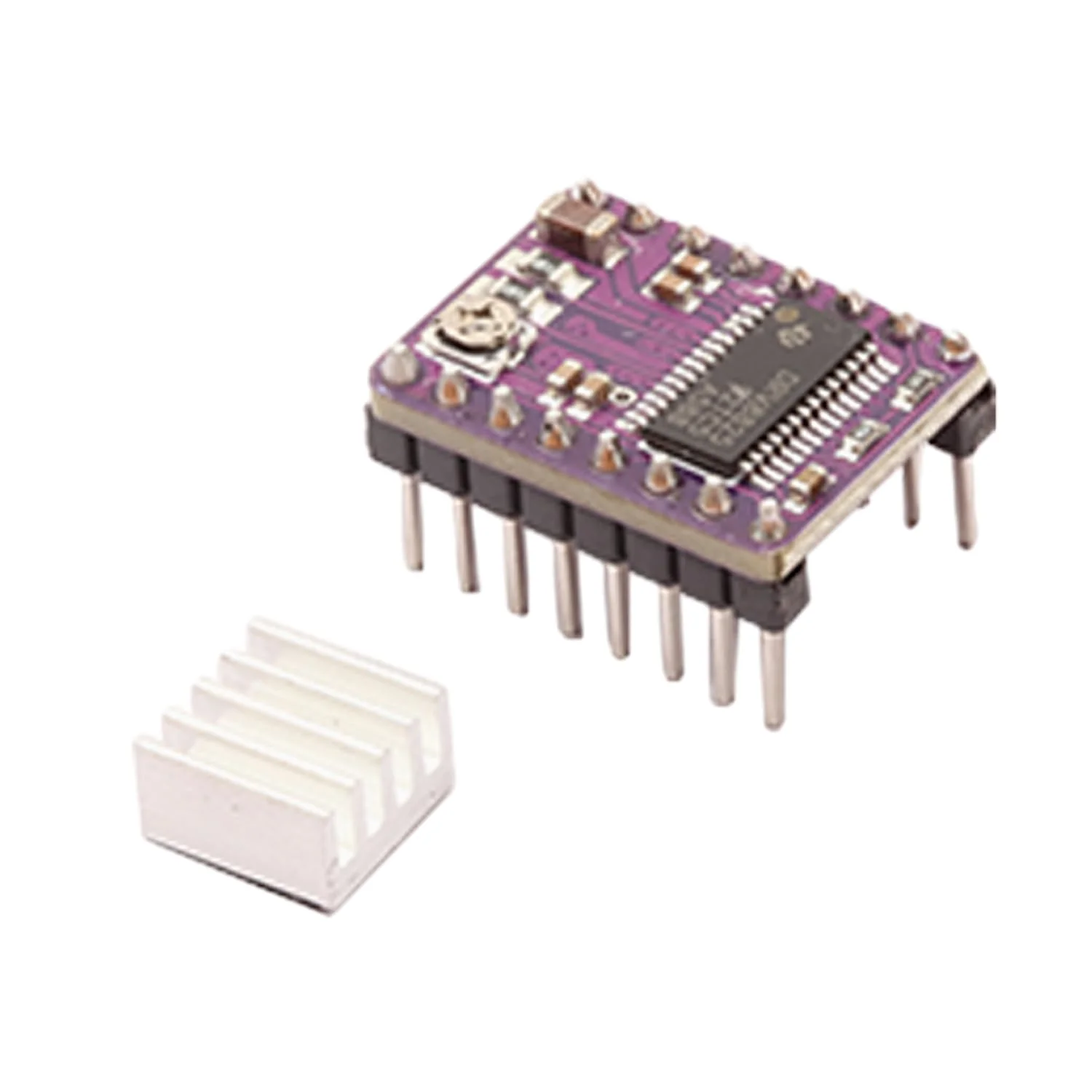 دو عدد ماژول درایور موتور پله ای DRV8825 برای پرینتر سه بعدی RAMPS1.4 دو عدد ماژول درایور موتور پله ای DRV8825 برای پرینتر سه بعدی RAMPS1.4