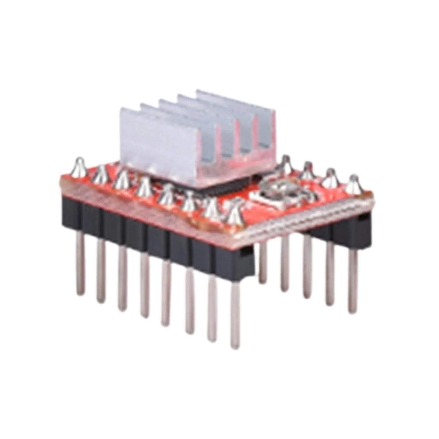 ماژول درایور موتور پله ای 10 عددی به همراه هیت سینک برای پرینترهای سه بعدی یا ربات ها، کنترلر موتور