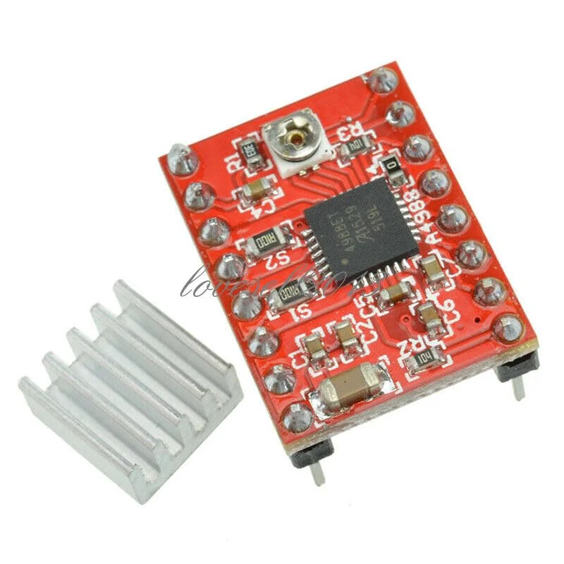قطعه ابزار برای 10 عدد ماژول درایور A4988 درایور موتور پله ای StepStick برای پرینتر سه بعدی Reprap F
