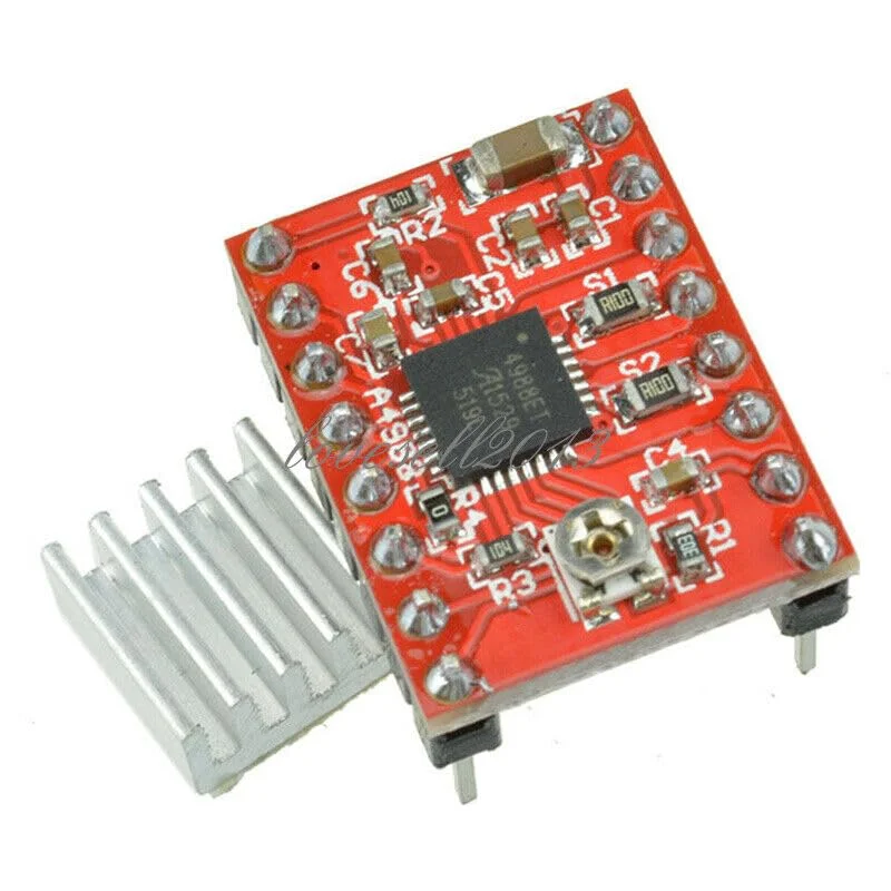 قطعه ابزار ماژول درایور A4988 مدل StepStick برای پرینتر سه بعدی Reprap