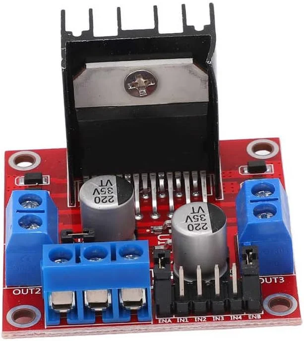 5 عدد ماژول درایور موتور، کنترلر درایو برد پل H دوگانه L298N برای موتورهای پله ای
