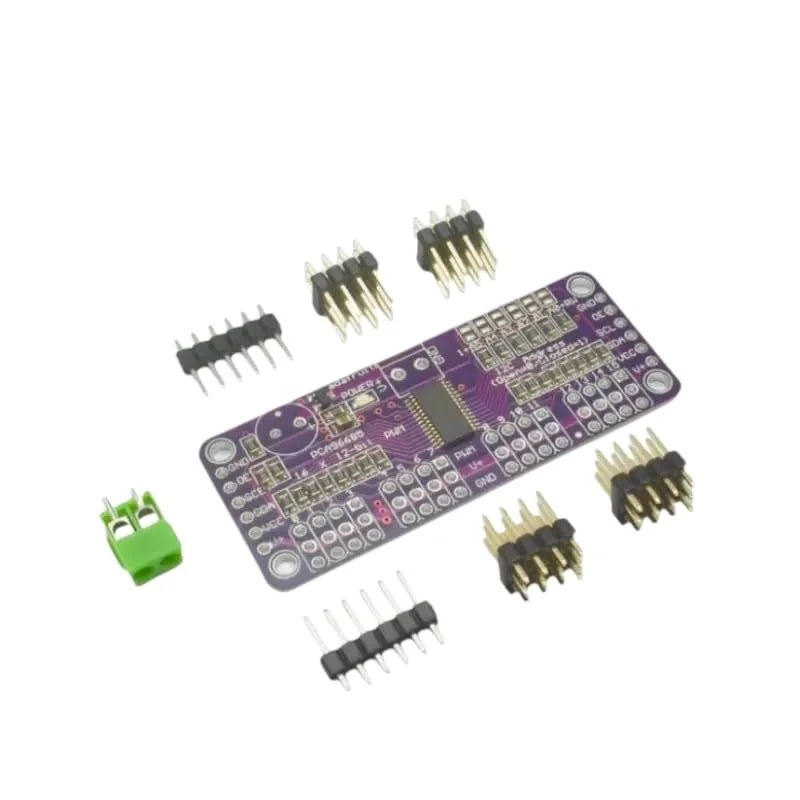 ماژول رابط PWM/Driver-I2C شانزده کاناله 12 بیتی PCA9685 یا ماژول سپر جدید 2025، با عملکرد پایدار، دقیق و قطعات الکترونیکی قابل اعتماد