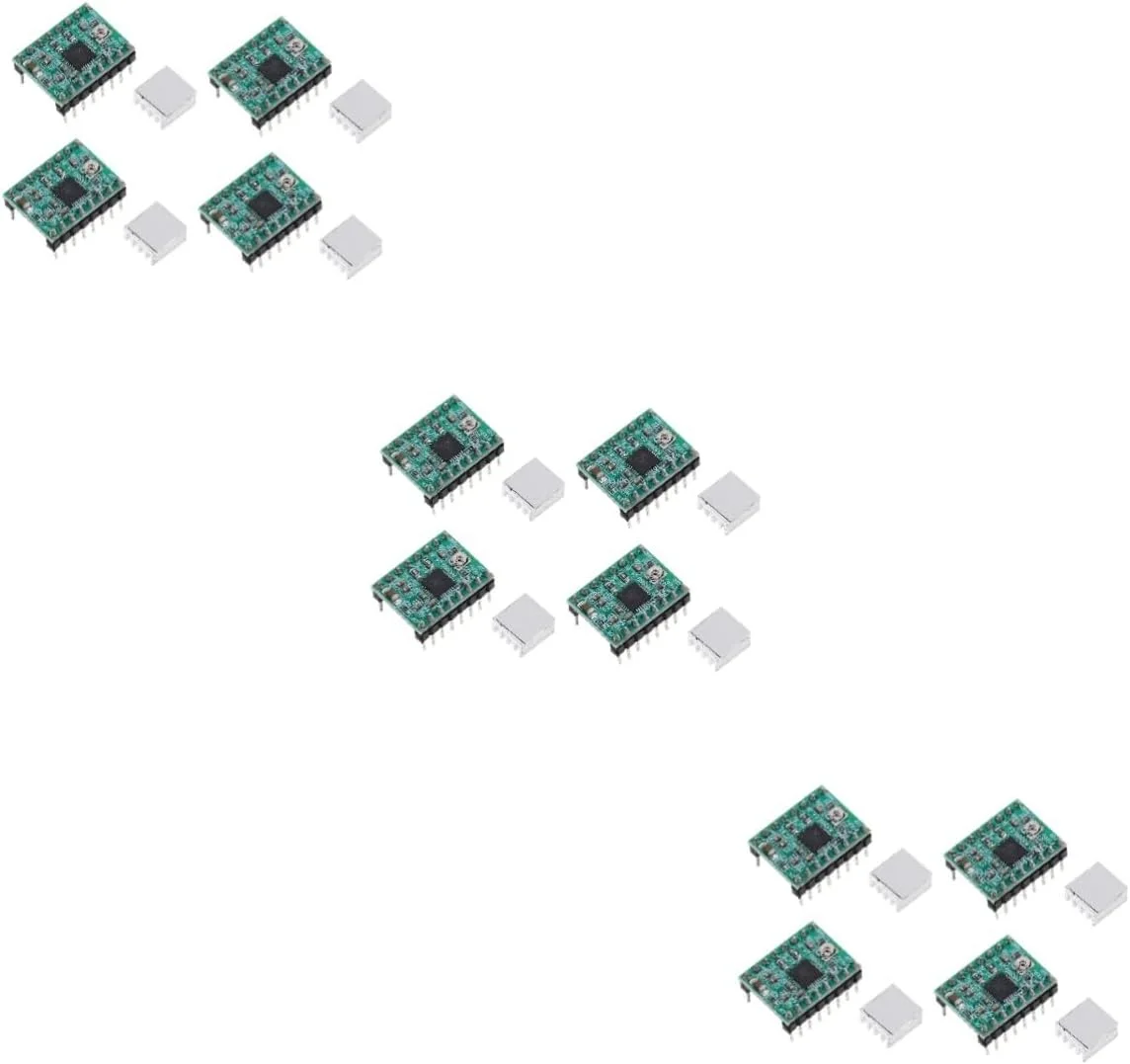 DOITOOL 4 عدد ماژول استپر برای پرینترها، برد درایور با پشتیبانی از استپینگ کامل، خروجی با بازدهی بالا برای کاربردهای CNC