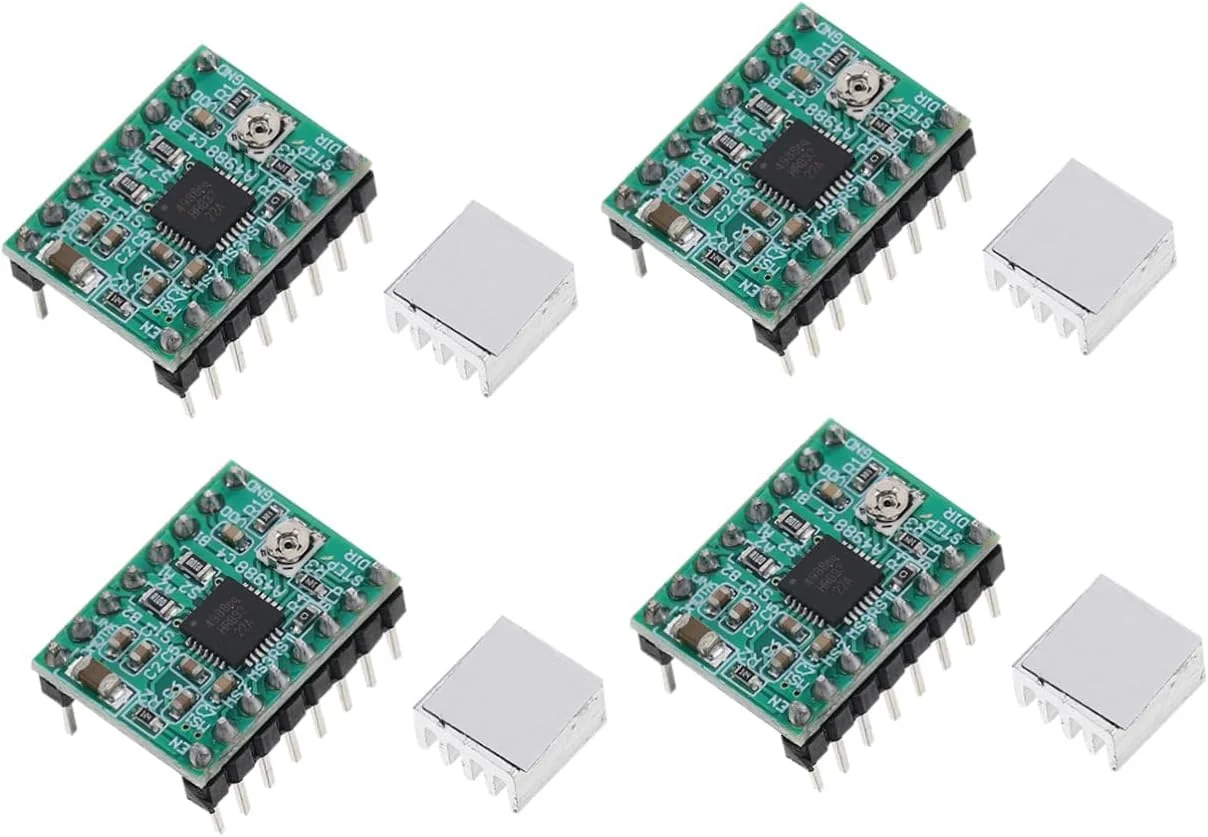 DOITOOL بسته 12 عددی ماژول استپر برای پرینترها، برد با بازدهی بالا، پشتیبانی و خروجی