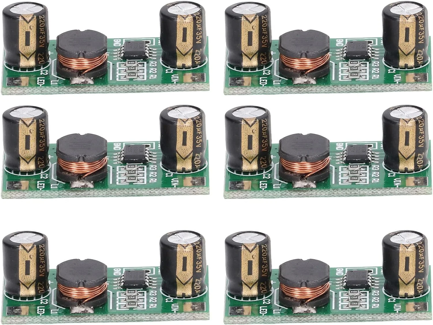 ماژول درایور ال ای دی PWM با جریان ثابت 700mA و ورودی DC 5-35V، مناسب برای 6 عدد ال ای دی 3W/2W