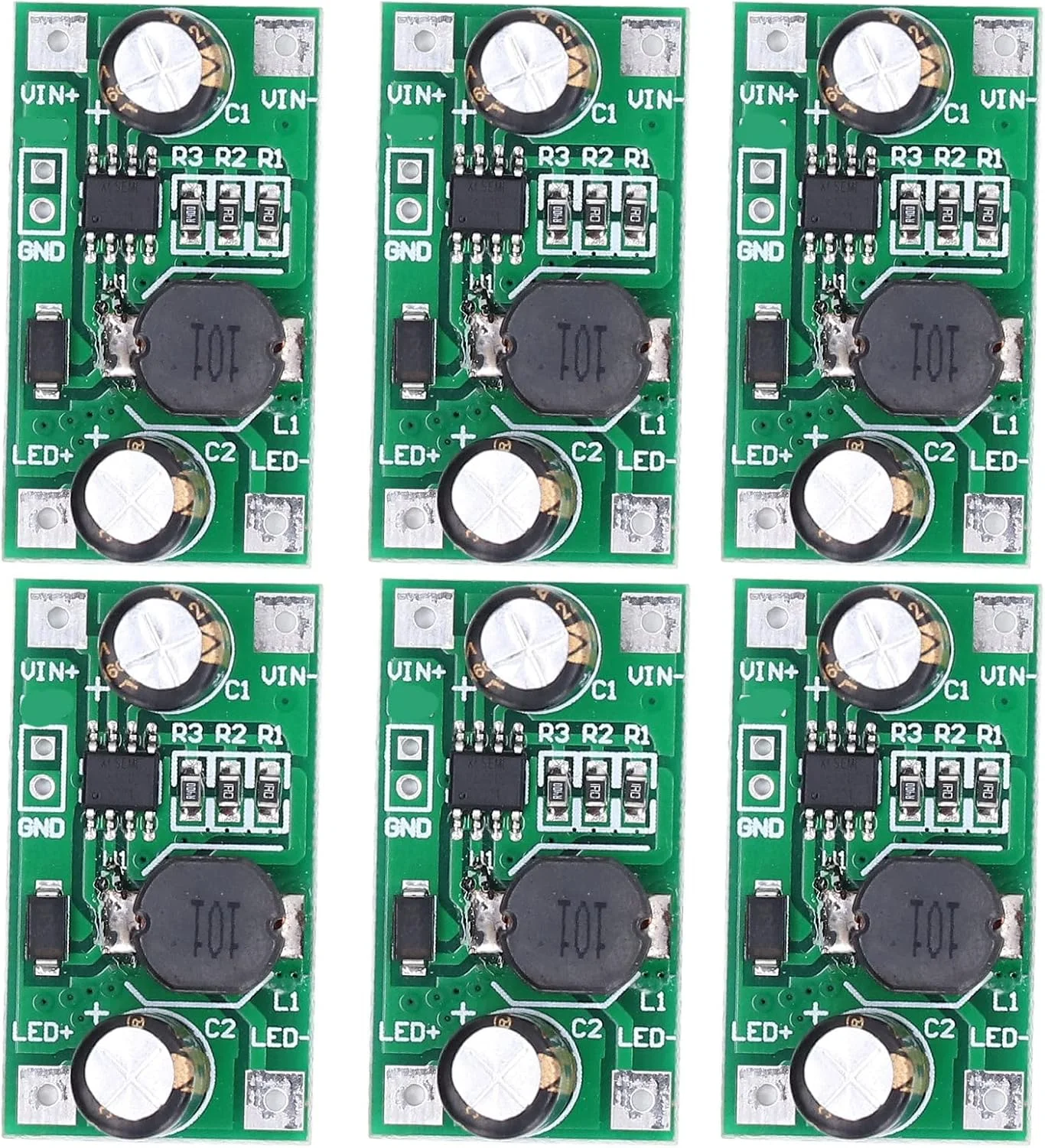 ماژول درایور ال ای دی PWM با جریان ثابت 700mA و ورودی DC 5-35V، مناسب برای 6 عدد ال ای دی 3W/2W