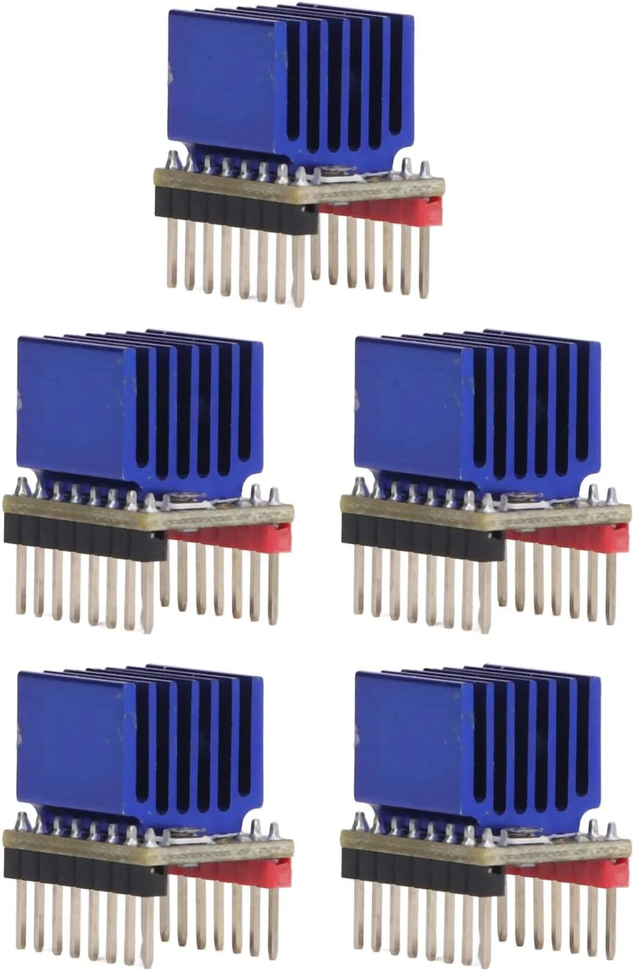 ماژول درایور موتور پله ای 2.8 آمپر TMC2209 V2.0 با اتلاف حرارت بهتر، عملکرد فوق العاده بی صدا، عملکردهای بدون سنسور، 256 زیربخش، سازگار با بردهای اصلی سه بعدی مختلف