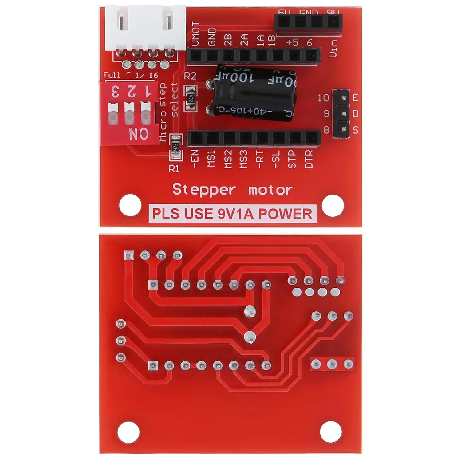 برد توسعه کنترل درایور موتور پله ای A4988 DRV8825 برای پرینتر سه بعدی، ماژول توسعه موتور پله ای