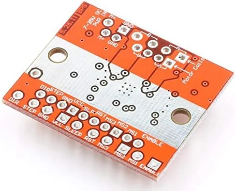 تامین تجهیزات الکتریکی Davitu - برد درایور بزرگ و آسان پرینتر سه بعدی 2A فاز V1.2 برد درایور موتور پله ای A4988 اتصال تنظیم کننده 5 ولت/3.3 ولت روی برد