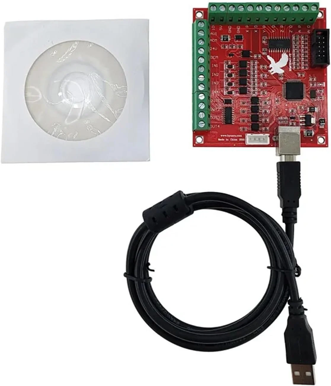 برد رابط درایور CNC، برد بریک اوت USB 100khz 4 محور 5 محور کنترلر حرکتی