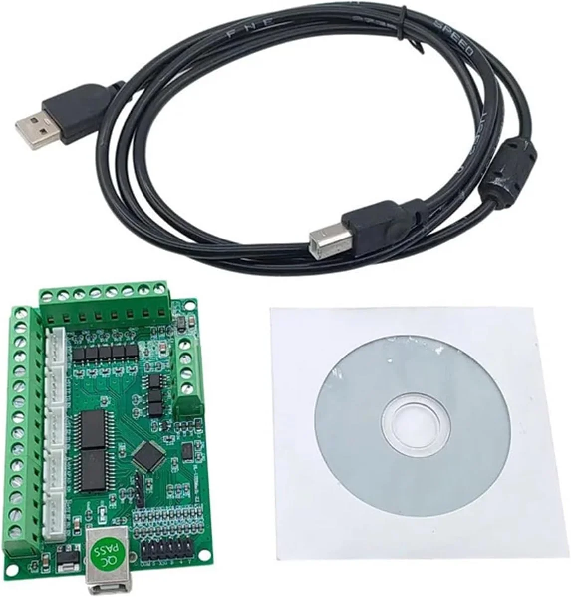 برد درایور CNC USB 100khz برد برک اوت 5 محور رابط درایور کنترلر حرکت با رابط Db15