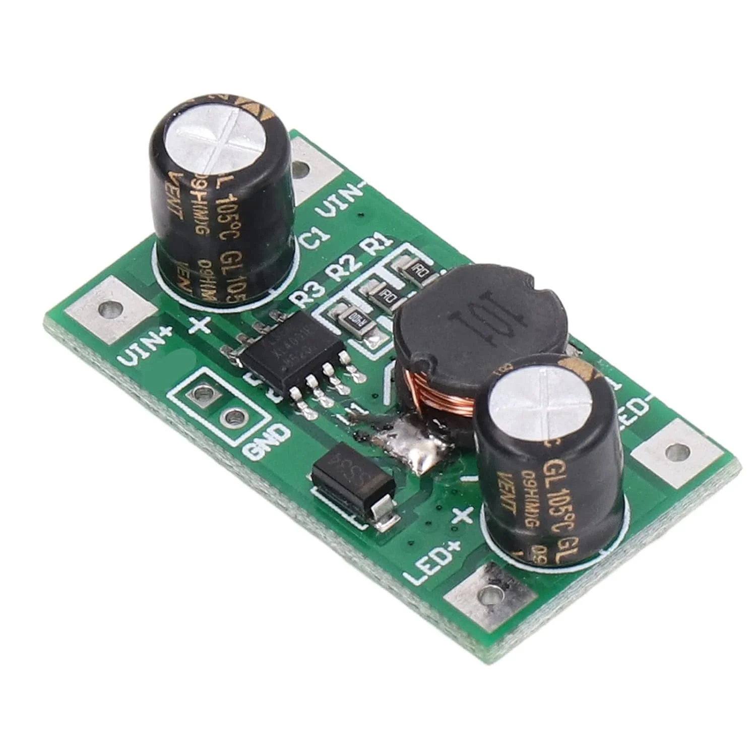 ماژول کنترل PWM LED، ماژول درایور LED جریان ثابت DC، دیمینگ PWM با راندمان بالا برای 1 تا 10 LED 3 واتی، پشتیبانی از ولتاژ گسترده، ترانسفورماتور