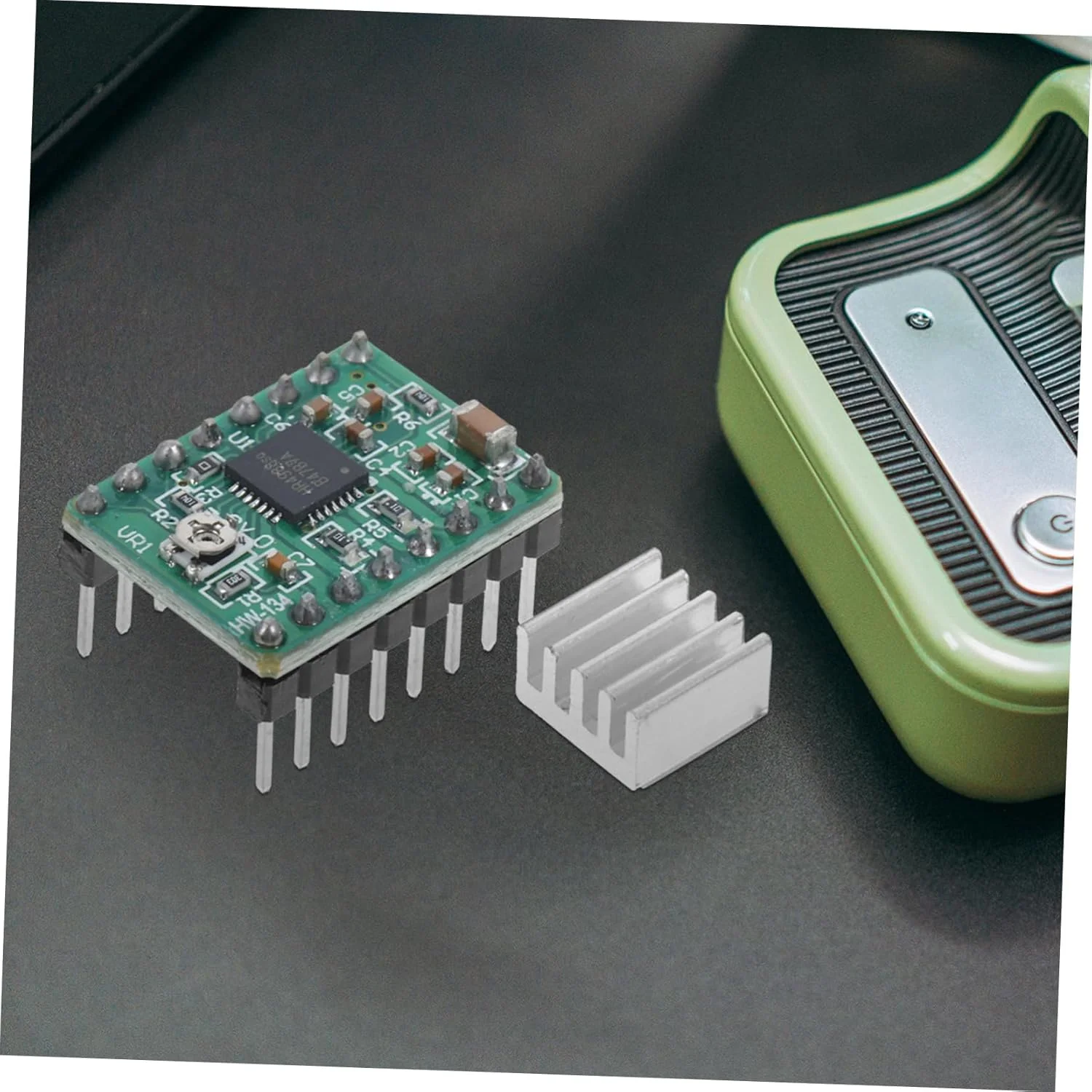 ماژول درایور موتور پله ای Ciieeo مدل A4988 به همراه هیت سینک، 5 عددی، برای کنترل پرینترها، طراحی با رزولوشن های مختلف پله ای برای دستگاه های CNC و Reprap