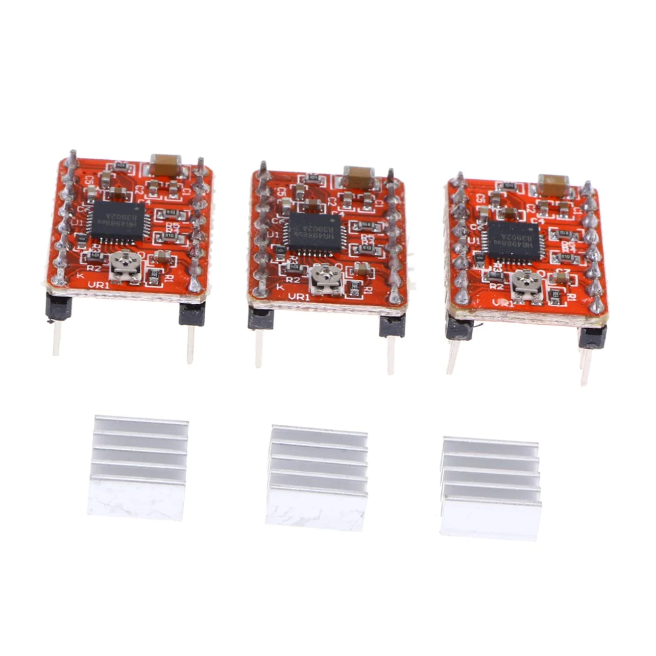 CHILDWEET 3 عددی لوازم جانبی دستگاه CNC پرینتر Reprap، ماژول درایور موتور پله ای با محافظت در برابر دمای بیش از حد و کنترل برش هوشمند