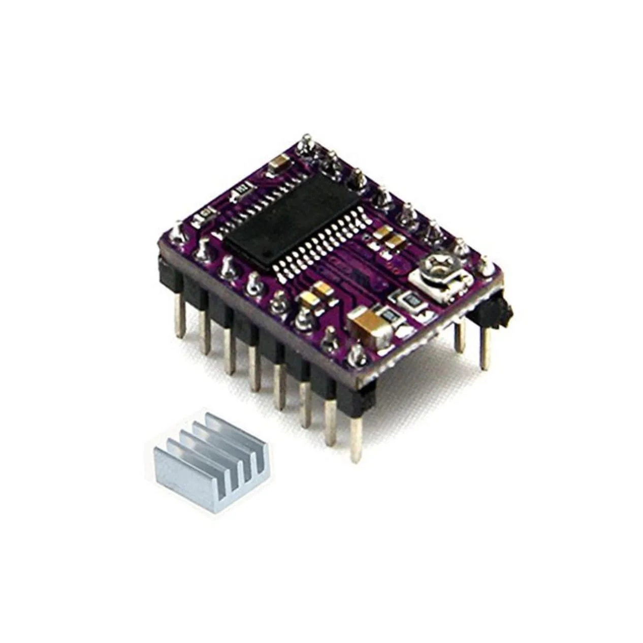 ماژول برد درایور موتور پله ای CHILDWEET Reprap پرینتر سه بعدی 5 عدد هیت سینک 3.3 ولت / 5 ولت