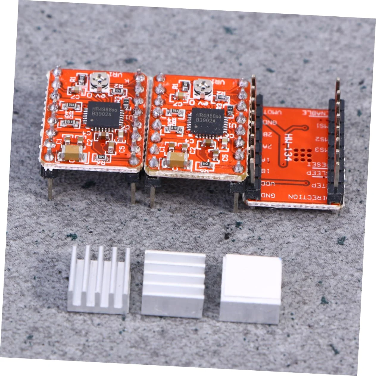 CHILDWEET 3 عددی لوازم جانبی دستگاه CNC پرینتر Reprap، ماژول درایور موتور پله ای با محافظت در برابر دمای بیش از حد و کنترل برش هوشمند