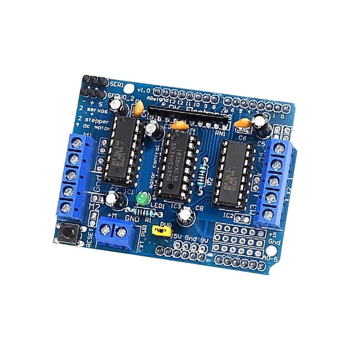 ماژول درایور موتور 4 کاناله مینی 4CH مدل L293 L293D