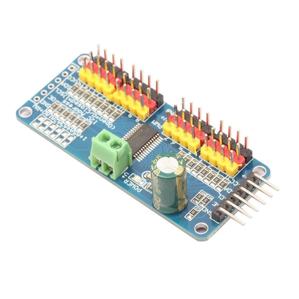 ماژول درایور PWM/Servo شانزده کاناله 12 بیتی - رابط I2C مدل PCA9685