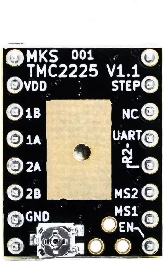 درایور پرینتر سه بعدی MKS TMC2225 درایور فوق العاده بی صدا با هیت سینک