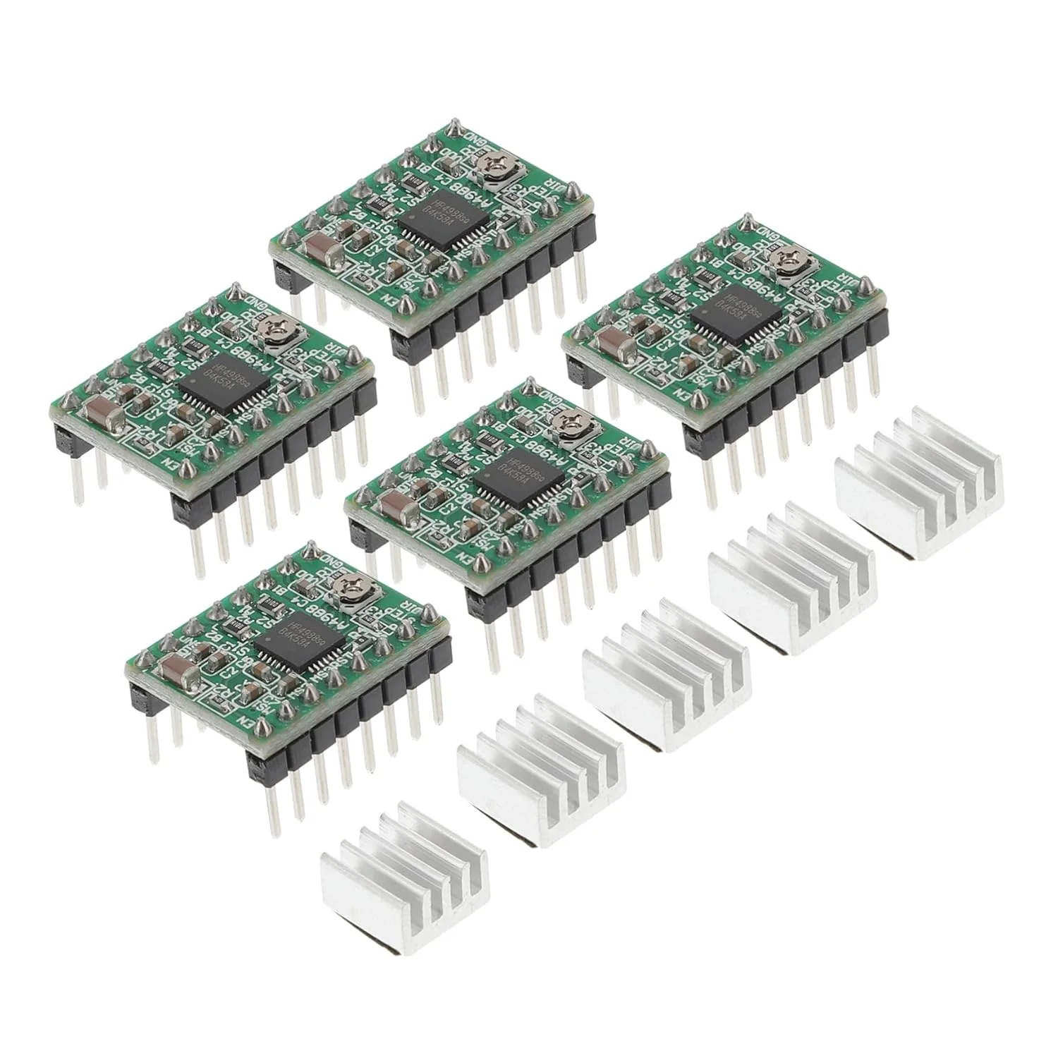 ماژول درایور استپر 5 عددی برای پرینتر، گشتاور بالا، موتور استپر حلقه بسته با ویژگی های حفاظتی