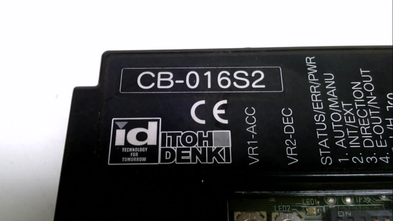 ماژول درایور ITOH DENKI CB-016S2، 24 ولت DC، جریان قفل شونده 4 آمپر، سیگنال های خروجی، PNP، NPN، جریان ترمز 0.02 آمپر، درایور غلطک برقی