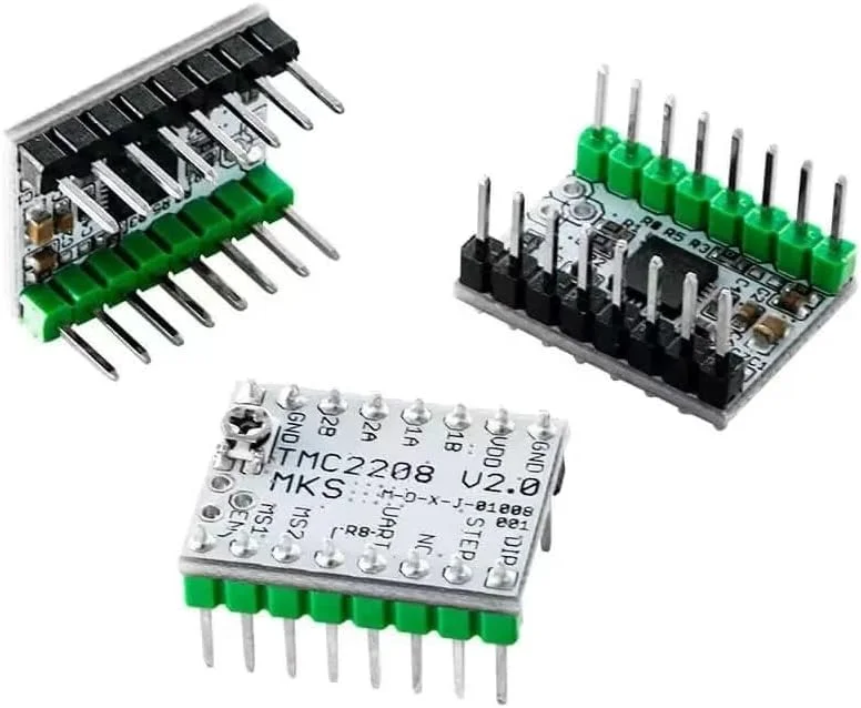 درایور فوق العاده بی صدای پرینتر سه بعدی MKS TMC2208 به همراه هیت سینک