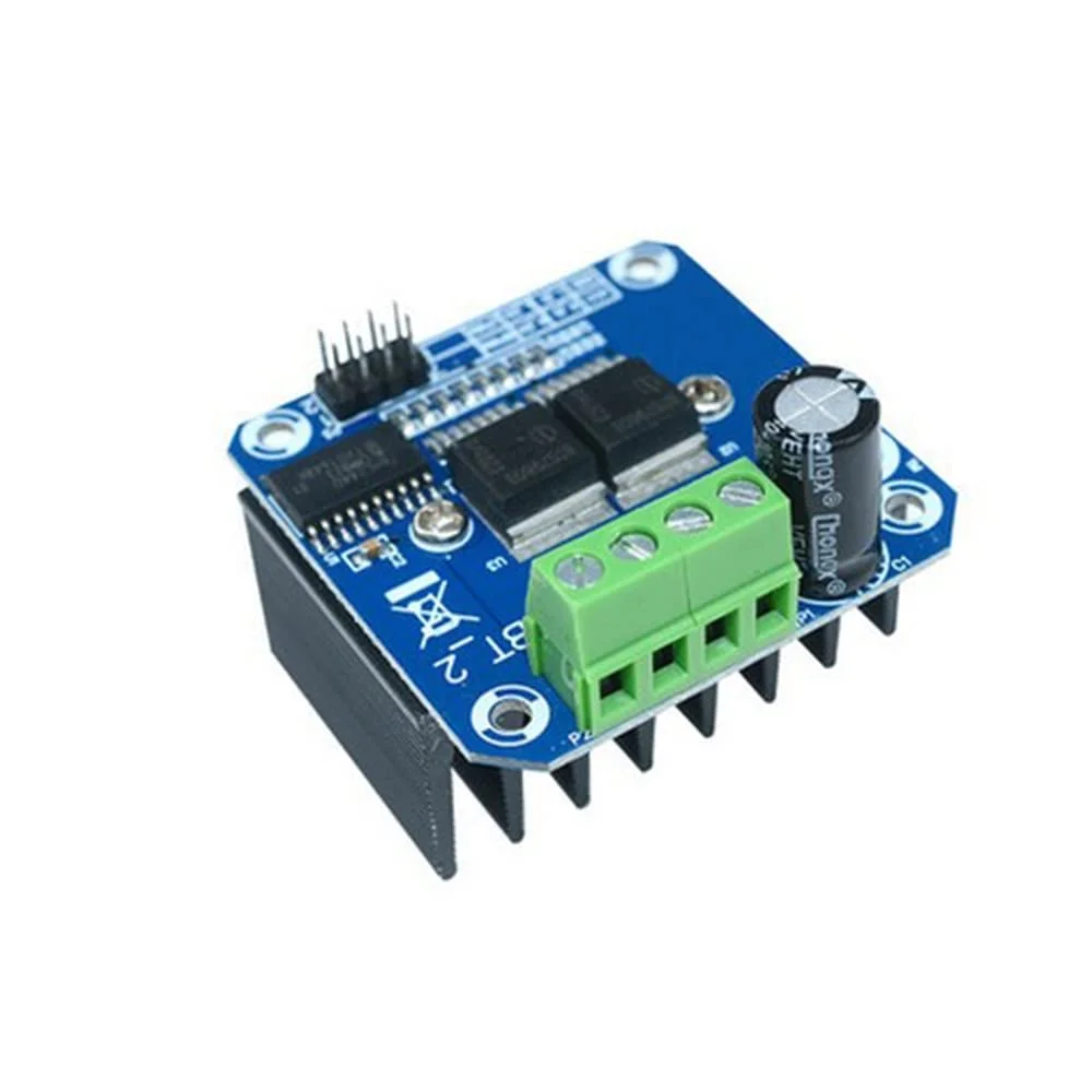 یک عدد ماژول درایور موتور پله ای دوگانه BTS7960 BTS7960B DC 43A، ماژول PWM پل H، تشخیص جریان خودروی هوشمند DIY