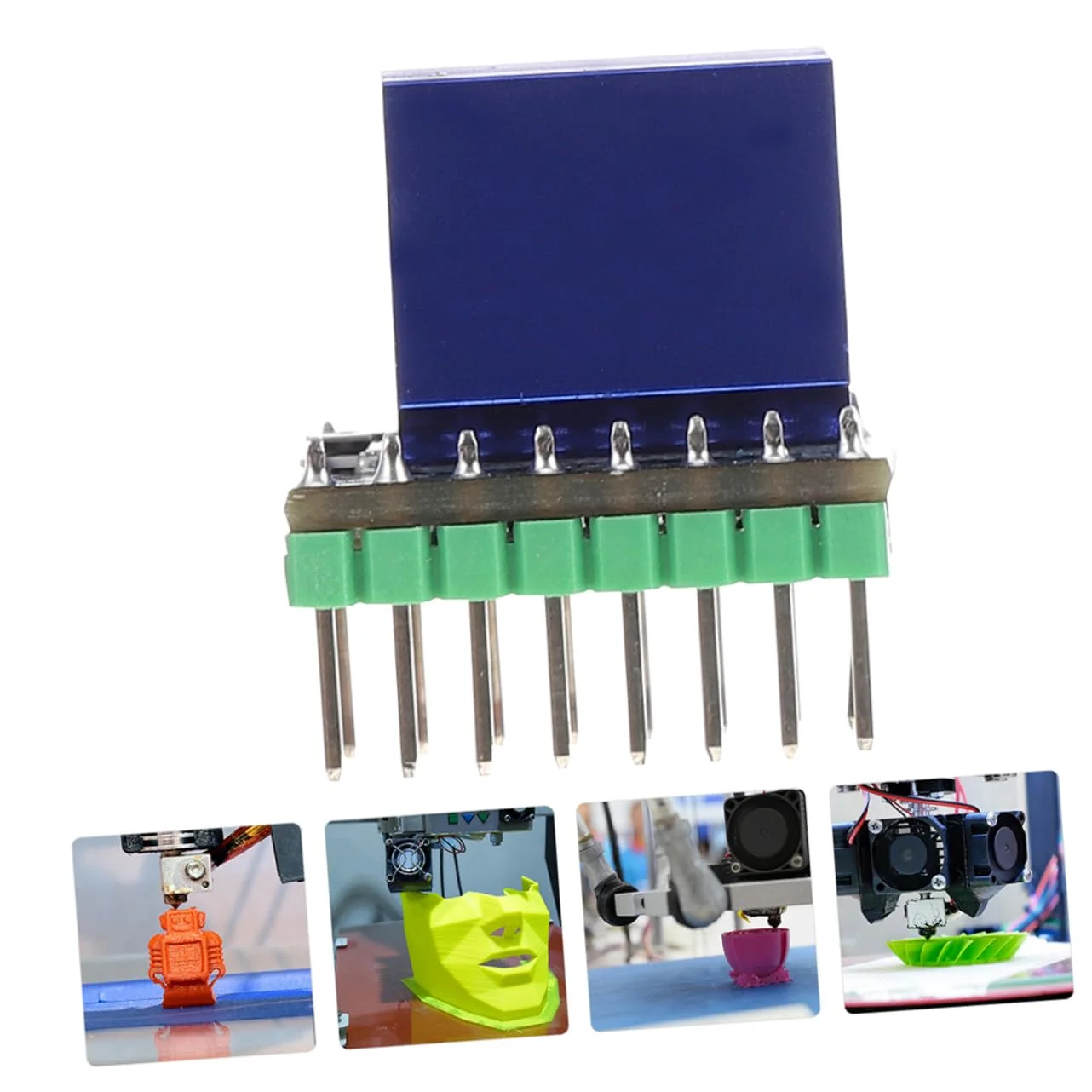 Cabilock 5 عدد ماژول درایور موتور پله ای بی صدا TMC2225 کنترلر موتور پله ای 42 برای جایگزینی پرینترهای سه بعدی به جای هیت سینک TMC2208