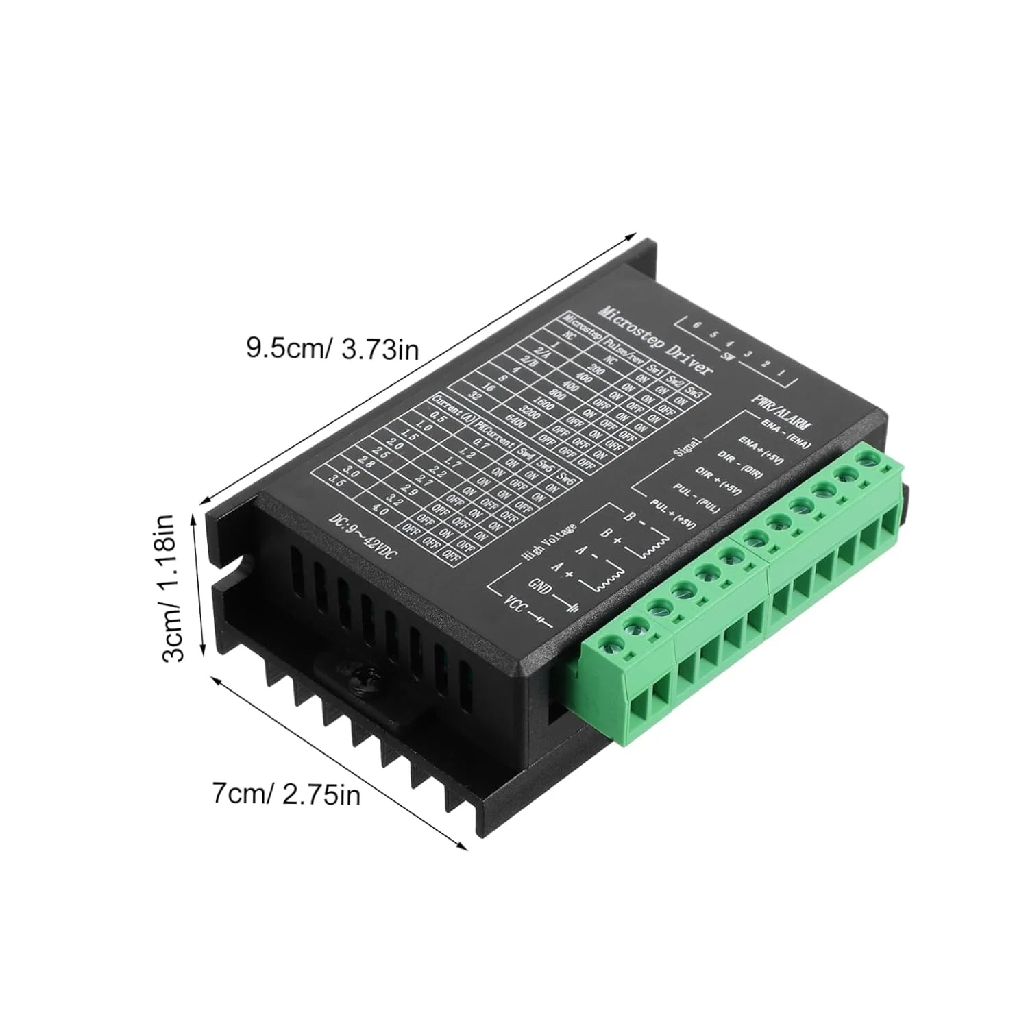ماژول درایور موتور پله ای 2 عددی برای ماشین های CNC و چاپگرها، کنترل زیربخش برای موتورهای پله ای و اتوماسیون قابل اعتماد